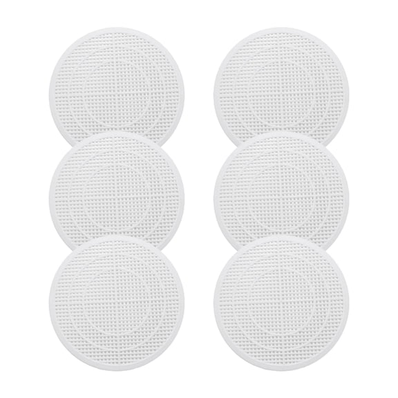 BQBQERT 6Pcs Adjustable Shower Drain Covers, Hair Catcher for Bath Tub Sink Anti-Clog Mesh Screen