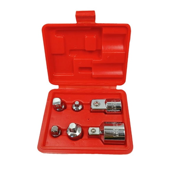 BQBQERT 6Pcs Ratchet Wrench Socket Head 1/4 3/8 3/4 inch Socket Converters Adapter for Auto Maintenance Car Repair Tools