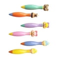 thumbnail image 1 of BQBQERT 6Pieces Novelty Short Ballpoint Pen Cartoon Ballpoint Pen 0.7mm Pen Point for Writing Note Taking Stocking Fillers, 1 of 8
