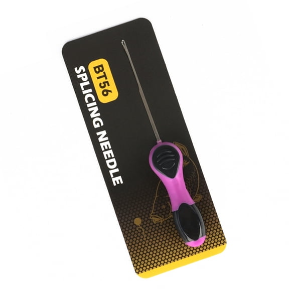BQBQERT 9.8cm/3.8in Professional Metal Stringer Needle Fishing Splicing Needle Fishing Tool Easy Operate Ergonomic Handle