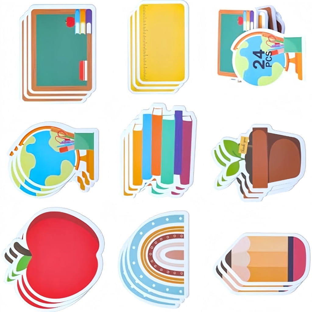 BQBQERT 9 Pieces Friendly Removable Note Paper Set Strong Adhesive Note ...