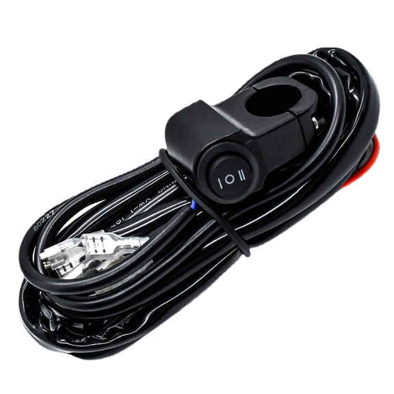 BQBQERT ATV Motorcycle Cable Wire Harness to Two Connection Headlamp On-Off 16AWG Compatible For Car Truck