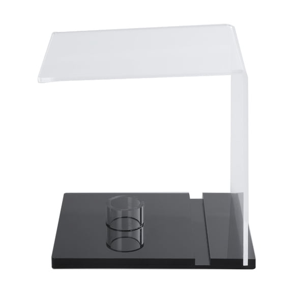 BQBQERT Acrylic Clear Sphere Box with Base and Card Slot Baseball Case Display Holder Sports Collectibles Showcase Enduring