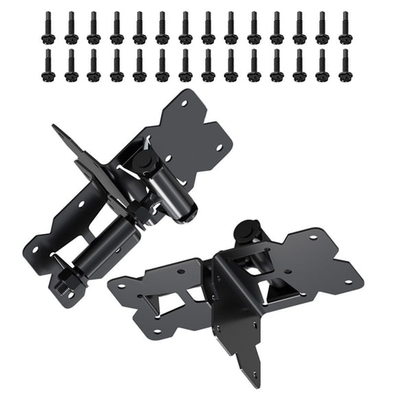 BQBQERT Adjustable Degree Gate Hinges Stainless Steel Auto Closing Gate Hinges Fence Door Hinge Garden Door Accessories