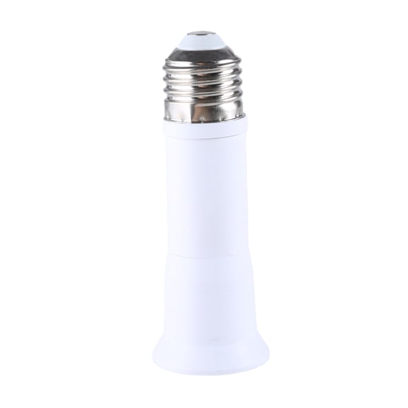 BQBQERT Adjustable E27 to E27 Lamp Bulb Socket Extension, 11-13.50cm Extendable Adapter, Heats for Home Light