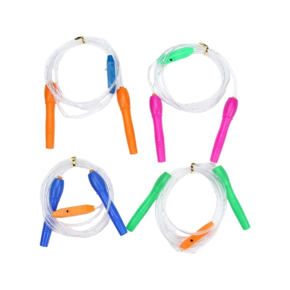 BQBQERT Adjustable Length LED Skipping Rope for Fitness Training Endurances with Nonlip Handle for Junior Adults Use