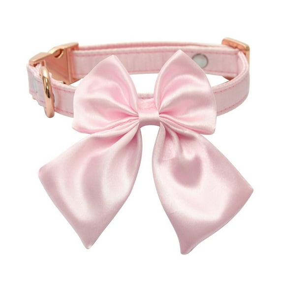 BQBQERT Adjustable Pet Collar for Dogs and Cats Large Bowknot Elegant Collar