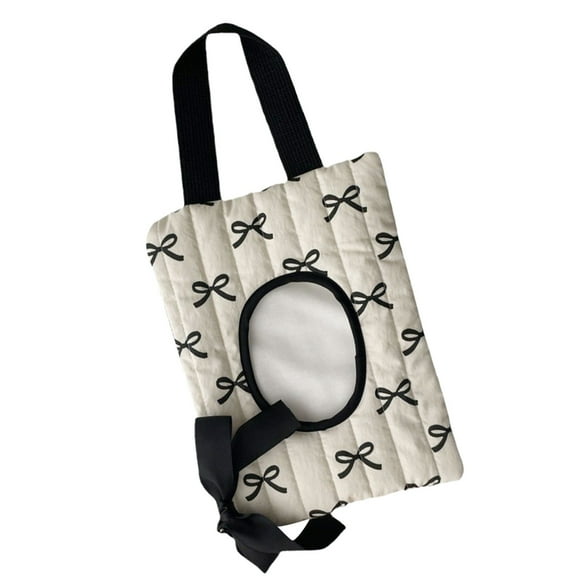 BQBQERT Adorable Bowknot Designs Tissue Pack Convenient for School Shopping Outings