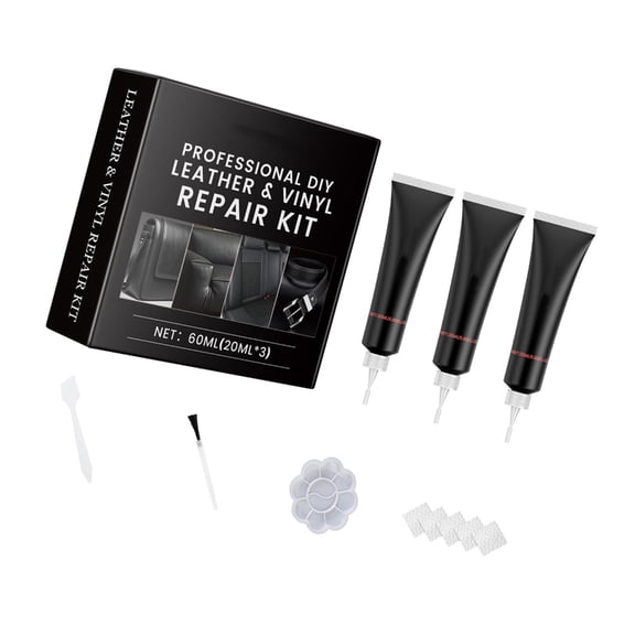 BQBQERT Advanced Leather Repair Set Multiple Purpose Leathers Heavy Duty Conditioning Set for Automotives Use