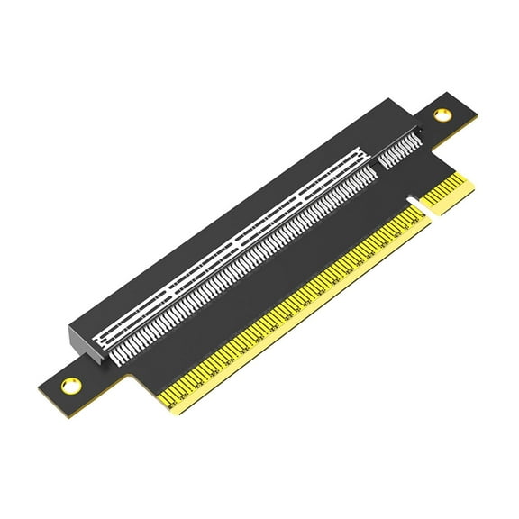 BQBQERT Advanced PCIE 16x 5.0 Rising Extension Card 180 Degree Fast Speed Adaper Card for Stable GPU Connection