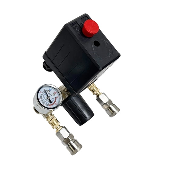 BQBQERT Air Compressor Parts High Flows Efficiency Pressure Control Valves 90-120PSI Pressure Switches 220-380V Valves