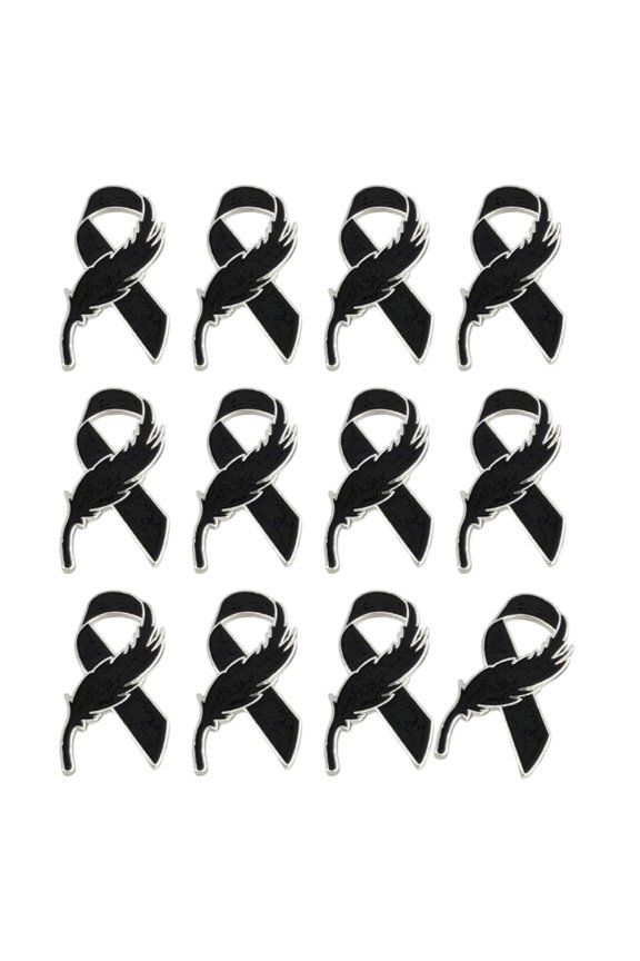 Alloy Ribbon Brooch For Costume Embellishment & Crafting Accessories