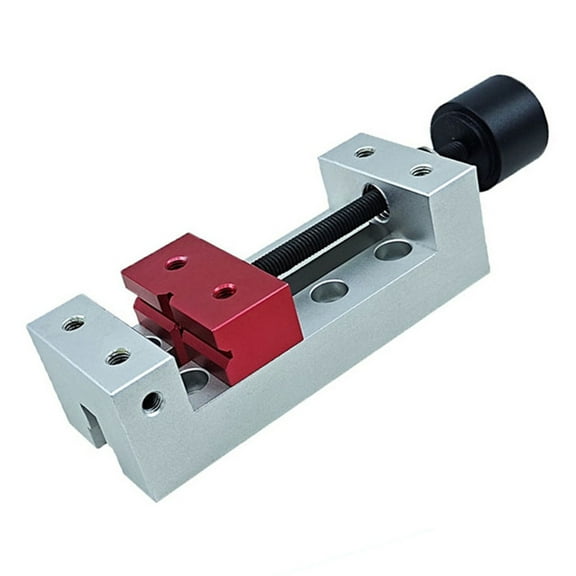 BQBQERT Aluminum Miniature Drill Press Vices Benches Vise Clamp Carving Bed Tool for Carving and Fixing on Parallel Tables