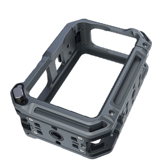 BQBQERT Aluminum Quick Release Cage For Action 6 Action Camera Mount With Cold Shoe Full Protective Frame Case Accessories