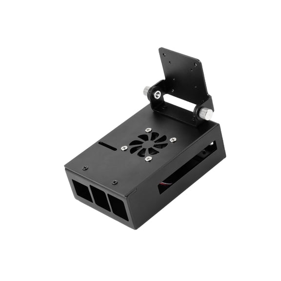 BQBQERT Aluminum Shell Main Control Chassis With Cooling Fan Protective Camera Installed For RDK Robot Car Board