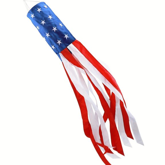 BQBQERT American Flags Windsock,Star & Striped USA Patriotics Decorations for Outdoor