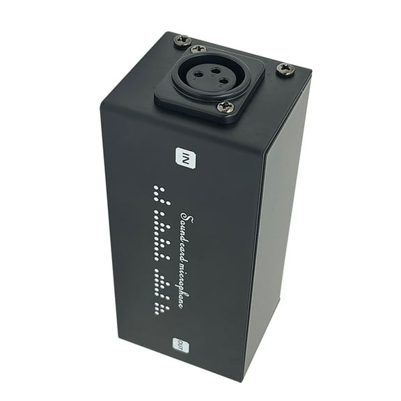 BQBQERT Amplifiers, Microphone Preamplifier Perfect for Studio Podcasting Improve Sound for Streaming