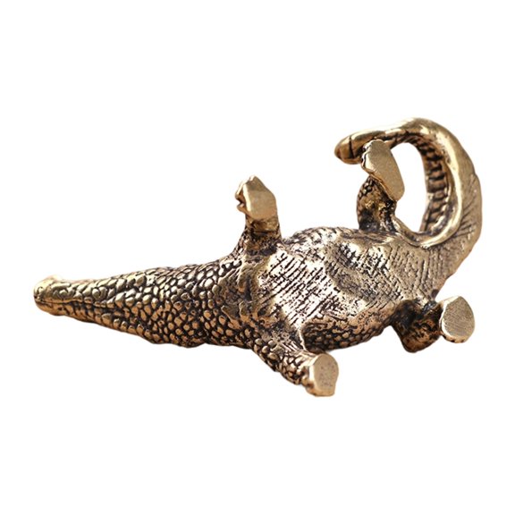 BQBQERT Animal Figurines Alligators Statues Shelf Decors Accent Alligators Decorative Objects Tabletop Centerpieces Home Decors