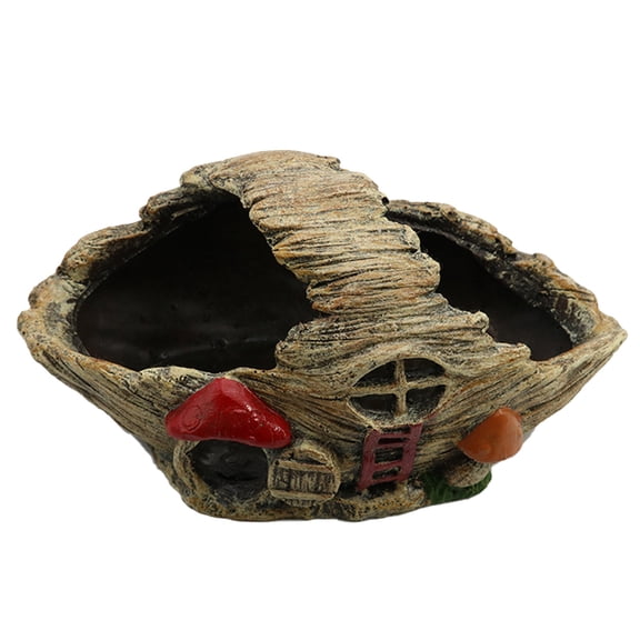 BQBQERT Aquarium Resin Decoration Industrial Theme Cave Fish for Accessories for