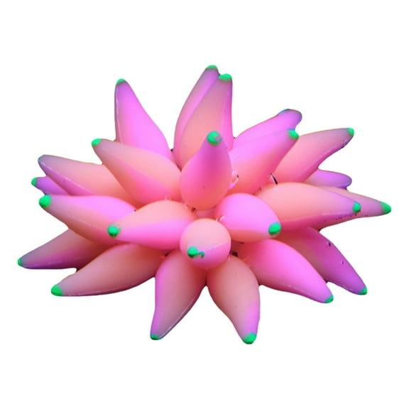 BQBQERT Artificial Flower Decorative Plant Colorful Flower Ornaments Glow in Dark