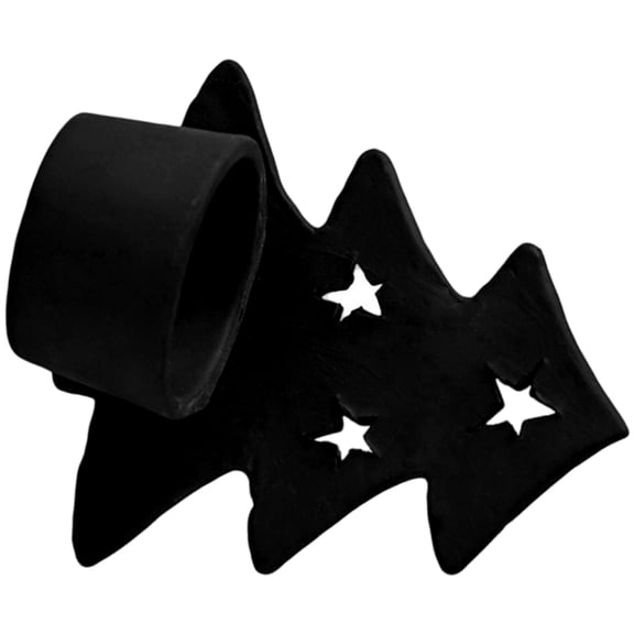 BQBQERT Artistic Christmas Tree Shape Tealight Holders Farmhouses Home Decoration Iron Construction Votive Stand