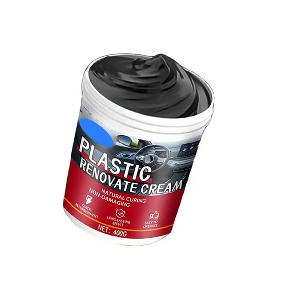 BQBQERT Automotive Renewal Refurbishing Cream Refinishing Agent Dashboard Tire Blackening Waxes Scratch Remover 400g