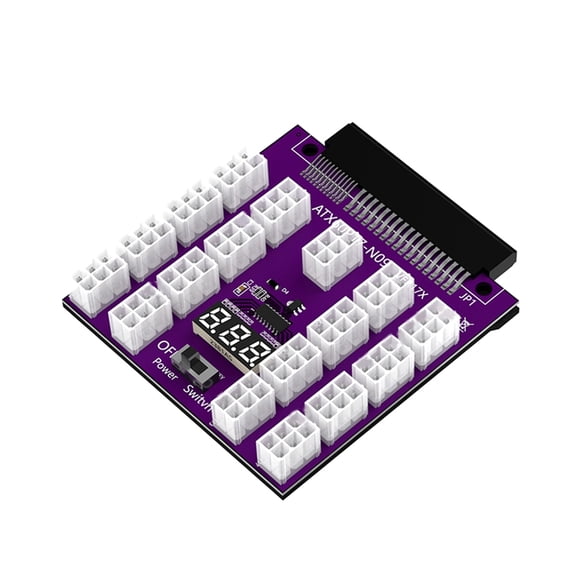 BQBQERT BTC Minings Power Supply Adapters Converters Board 12V Breakouts Board for Power Minings