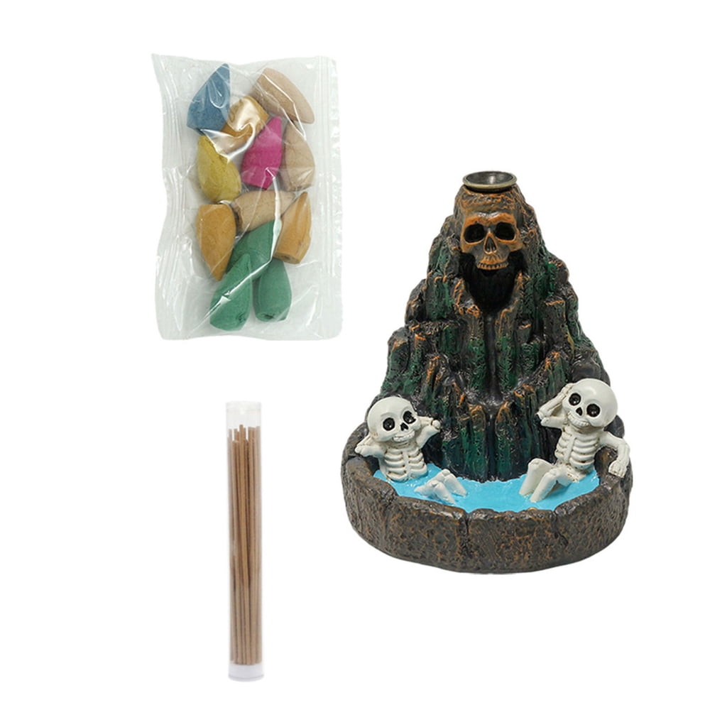 BQBQERT Backflow Incenses Burners Indoor Fume Waterfall Incenses Holder Creative Incenses Burners Aromatherapys Ornament