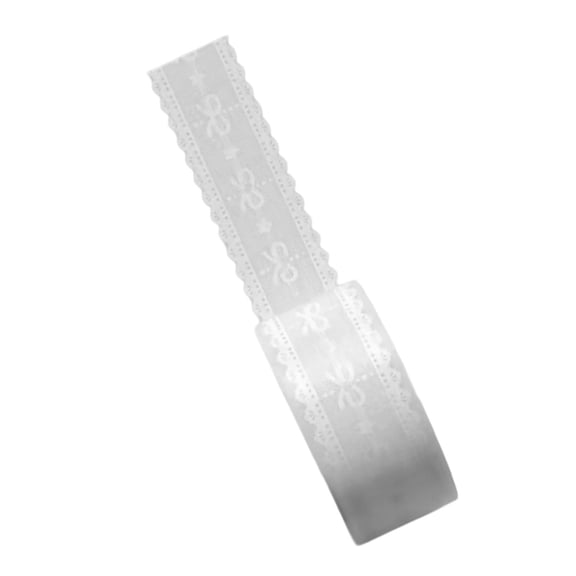 BQBQERT Ballet Lace Clear Adhesive Tape 100M Craft Decorations Strong Bonded Artistic Design Pressure Sensitive