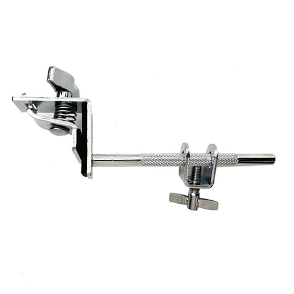 BQBQERT Bass Drum Cowbell Holder Drum Hoop Mounted Cowbell Clamp Adjustable Cowbell Mount Holder Drum Hardware for Drummer