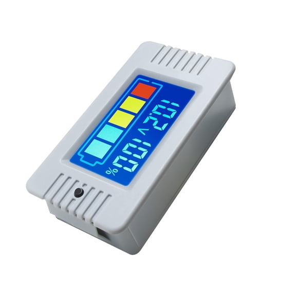 BQBQERT Battery Capacity Tester Gauges Precise Battery Meter Measure and Monitors Remaining Battery Power