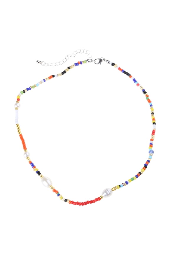 Beads Necklace Fashion Beads Bracelet Neck Jewelry Multilayer Beads Necklace Suitable for Parties and Casual Wear