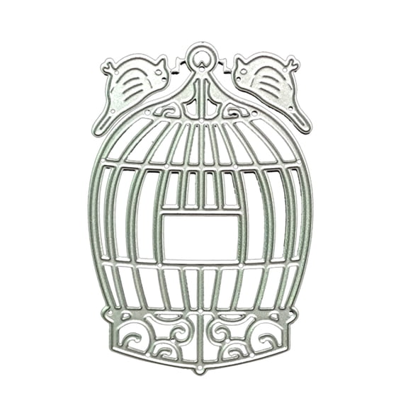 BQBQERT Birdcage Metal Cutting Dies Stencil Scrapbooking Album Paper Card Template Mold Embossing Craft Decoration