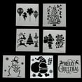 thumbnail image 1 of BQBQERT Cake Christmas Baking Cake Stencils Templates for Cake Side Baking Mesh Stencil Fondant for Impres, 1 of 10