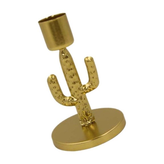 BQBQERT Candlestick Iron Cactus Candle Holder for Living Room Bedroom and Decoration