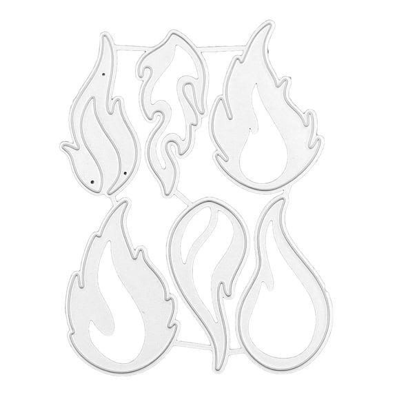 BQBQERT Carbon Steel Flame Suit Cutting Die Embossing Stencil Template Mold Paper A
