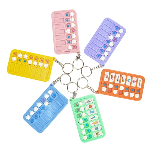 BQBQERT Chore Chart Chains Schedule Board Keyrings Memo Checklist Board Planner with Slider for Adults Habits Form