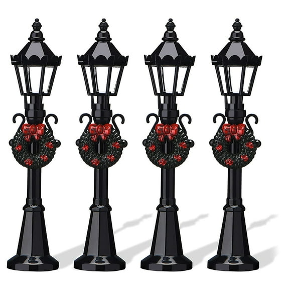 BQBQERT Christmas Street Light Models Accessories Build Your Own 3D Assembly Craft Model Gifts