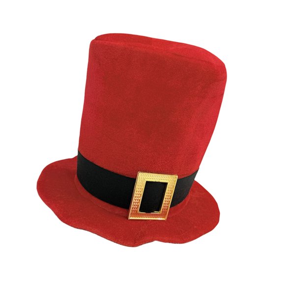 BQBQERT Christmas Tall Hat Family Gathering Dressingup Costume Props Fabric Santa Caps Christmas Party Gathering Headwear
