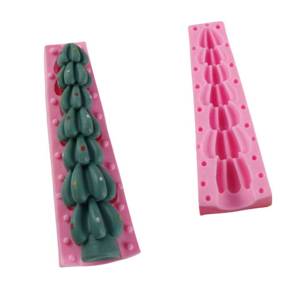 BQBQERT Christmas Tree Silicone Molds for Epoxy Resin, Home Decoration, Christmas Themed Silicone Molds for Making Candle