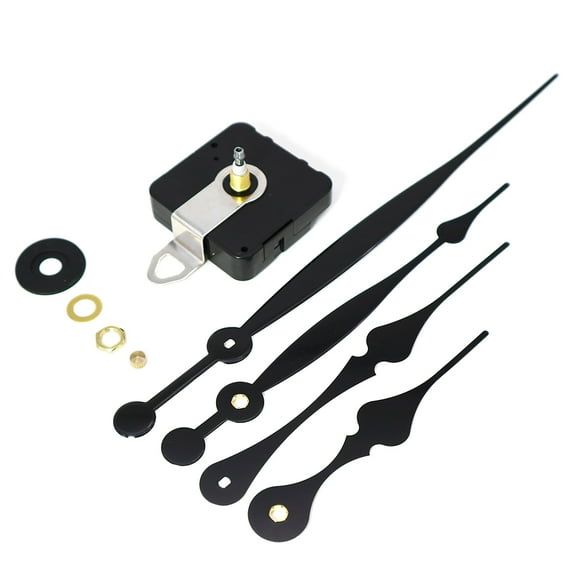 BQBQERT Clock Mechanisms Powered Replacement Wall Clock Movement 2 Pairs Repair Long and Short Shaft
