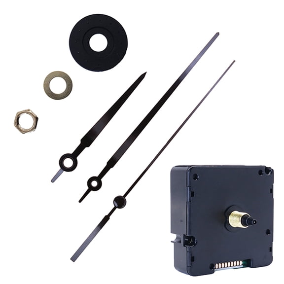 BQBQERT Clock Movement with the Metal Around the Needle Jump Second Clock Movement Clock Accessories Metal Hour