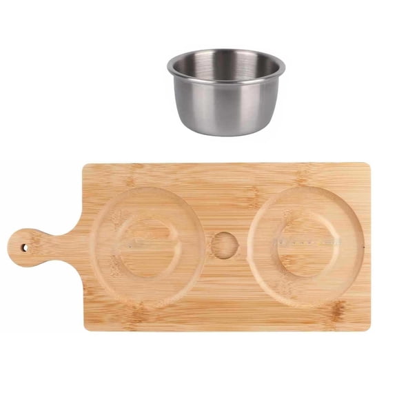 BQBQERT Cocktail Salt And Sugar Tray, Dishwasher Safe Stackable Rimmed Tray for Drink Garnishing, Kitchen Accessories