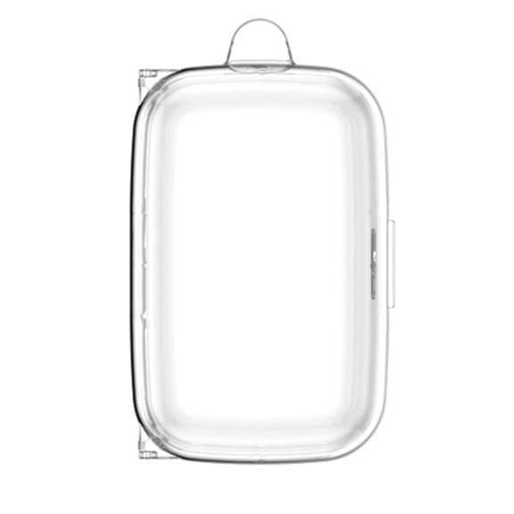 BQBQERT Compact Clear Earbud Carrying Case Earbud Storage Guards Against Dusts Clear Protective Case for 4/3