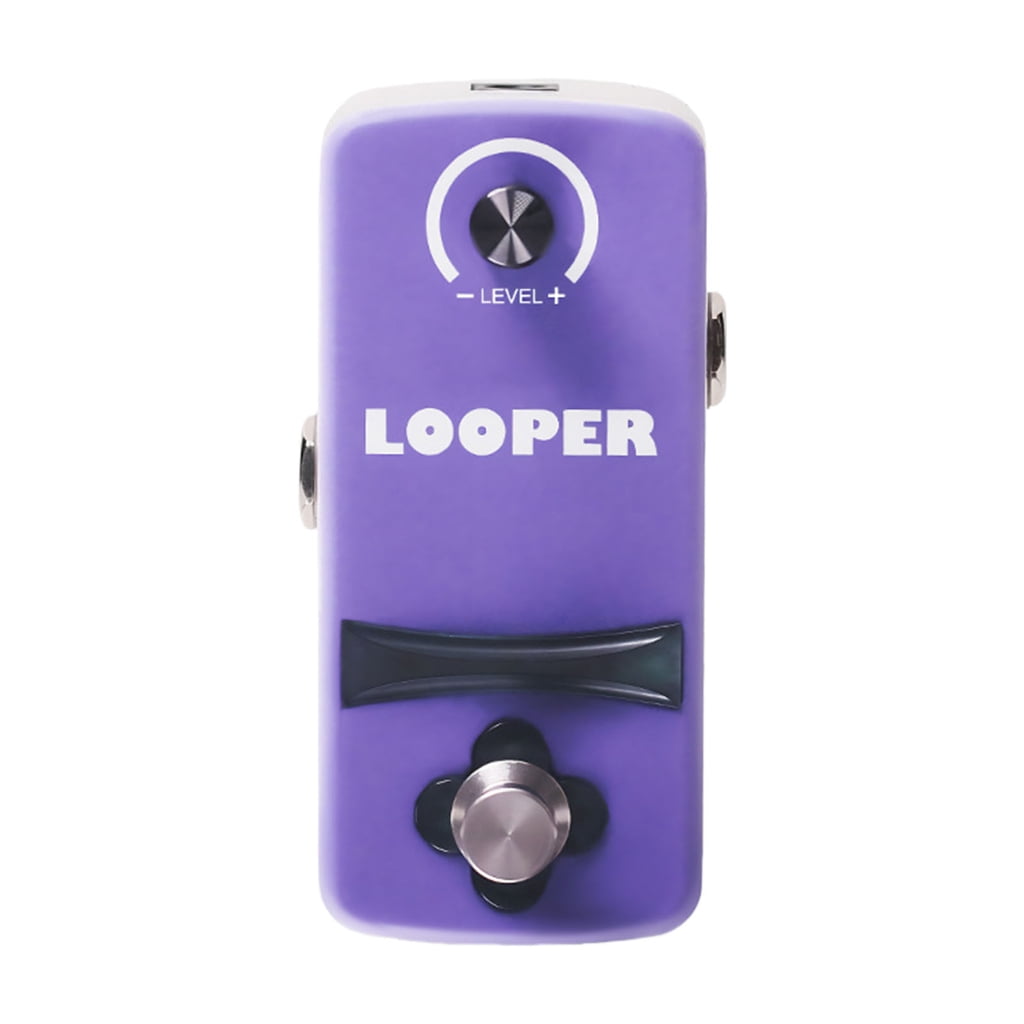 BQBQERT Compact Loop Pedal Portable Guitar Effects Device Alloy Texture for Practice and Creative