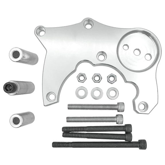 BQBQERT Compressor Bracket Mounts Engine Conversion Bracket Strong High Mount Bracket For 1999-2013 LS6 4.8 5.3