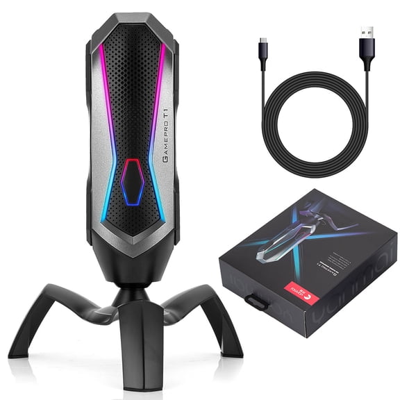 BQBQERT Computer Gaming Microphone for Yanmai-T1 360-degree Sound Pickup USB Mic USB Multipurpose Condenser Mic
