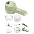 BQBQERT Convenient Electric Food Slicer and Garlic Crusher Accessory