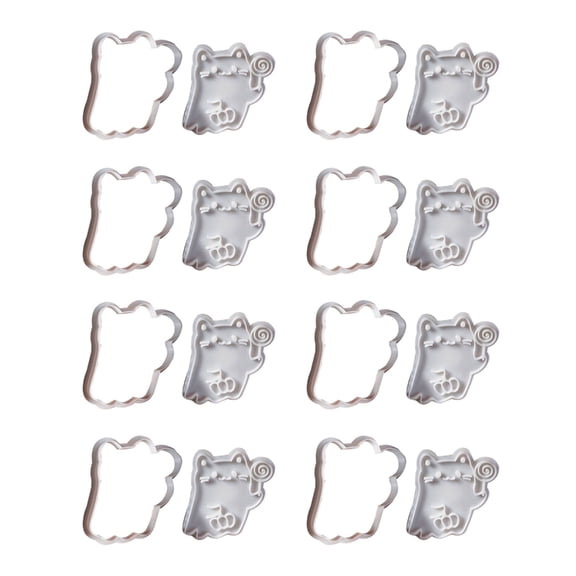 BQBQERT Cookie Moulds Biscuit Molding Cats Shape Baking Supplies Suitable for Baking