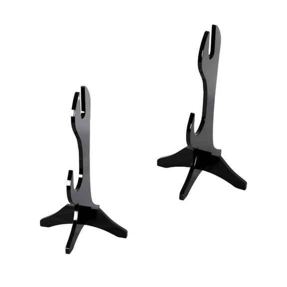 BQBQERT DArtistic 2 Layer Sabers Display Rack Swords Holder for Home Decors and Office Display of Swords and Trophies